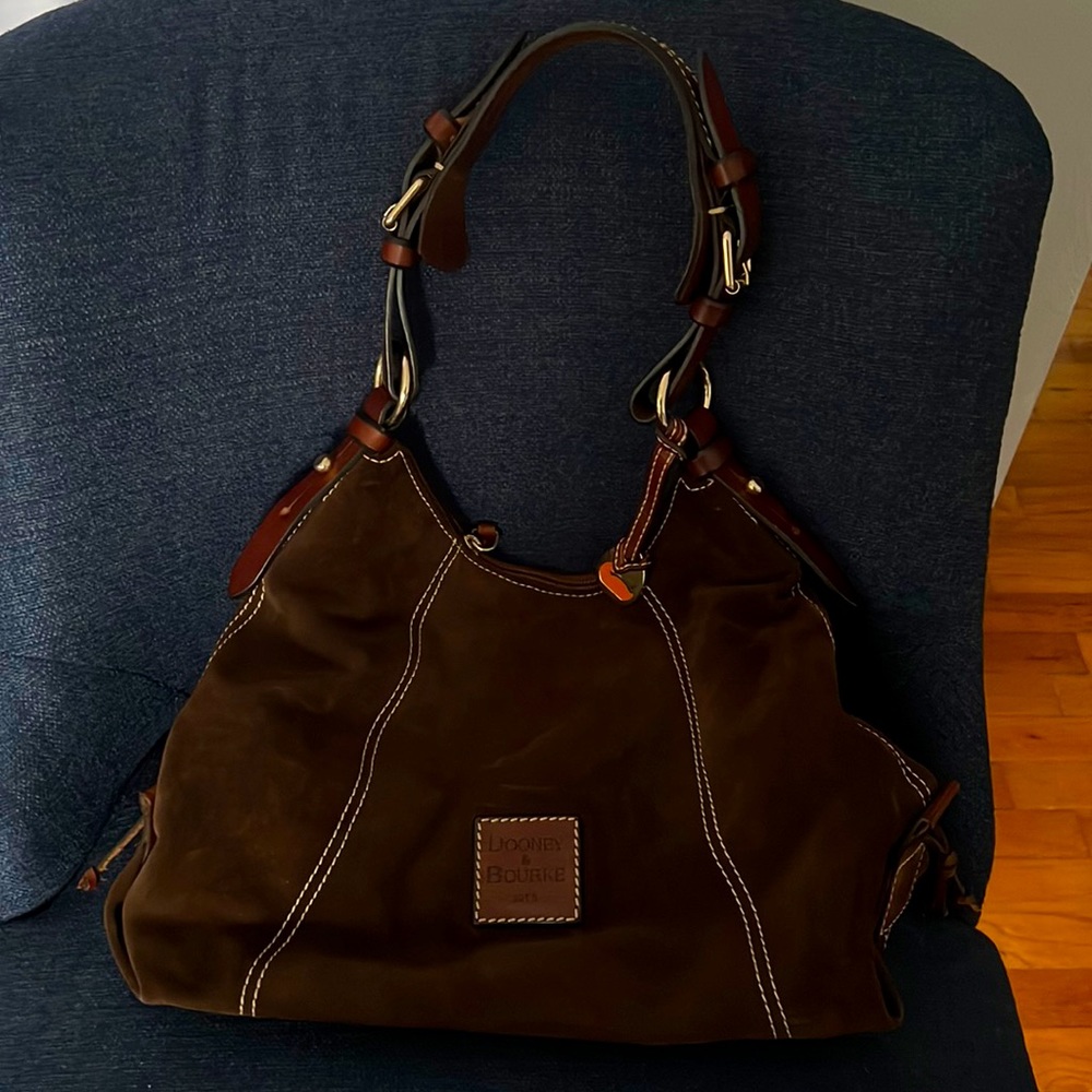 Dooney & Bourke brown suede purse